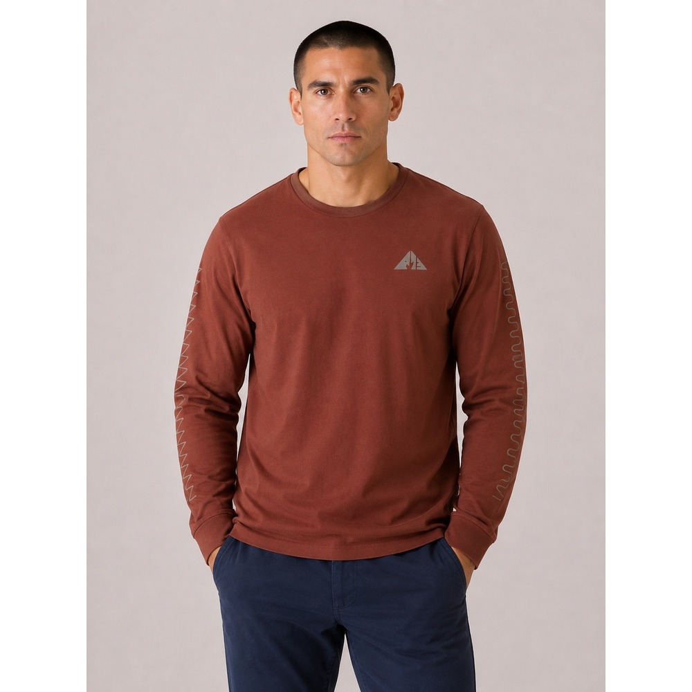 Patagonia Men's Driftways Long Sleeve T-Shirt Dried Vanilla Small NWT $55 Retail